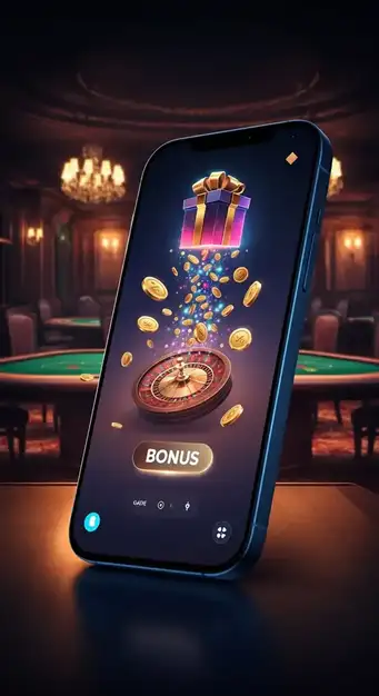 Anzeige des Revolution Casino Willkommensbonus im persönlichen Bereich mit 100% Match bis 500€ und 200 Freispielen.